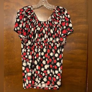 Style & Co cap sleeve knit top